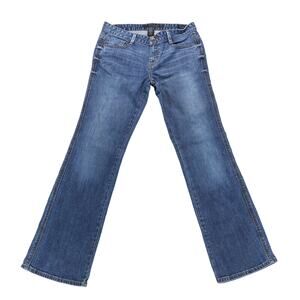 Calvin Klein Jeans Womens 8 - 30x31 Lean Boot Stretch Dark Blue Wash Denim